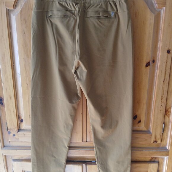 Public Rec All Day Every Day Pants Mens 34x32 Khaki/Tan/Brown Drawstring Stretch - Picture 4 of 10
